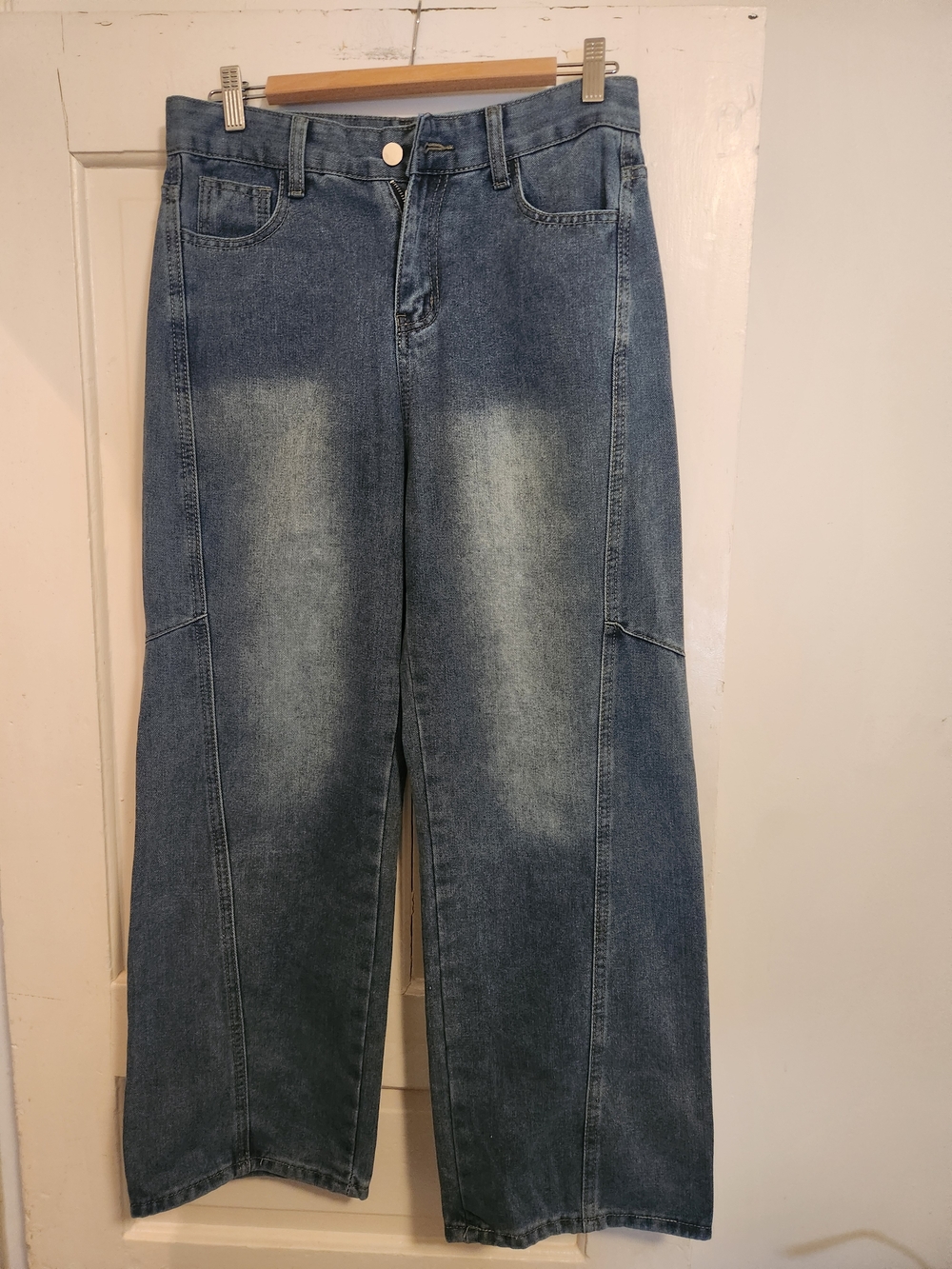 Classic Wide-Leg Women's Jeans - Blue